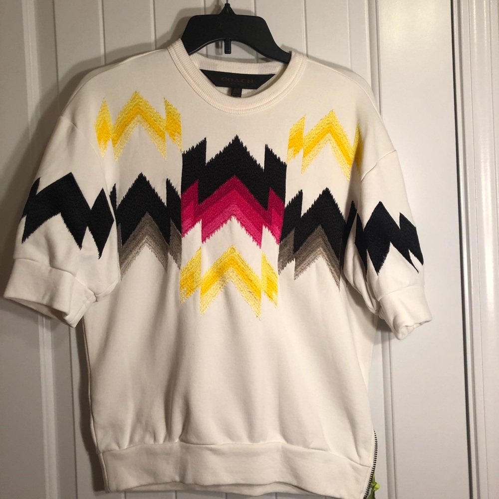 Coach Chevron Sweater